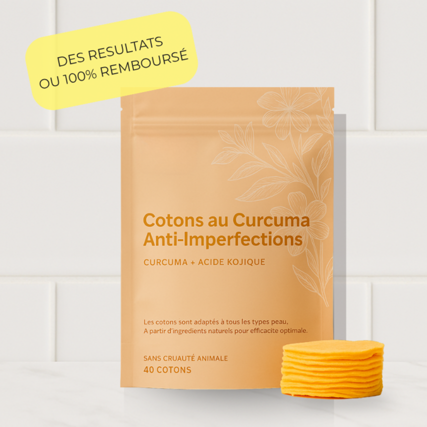 Cotons Curcuma - Anti acné